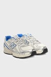 Logolu Sneaker Unisex Ayakkabı U74034F BEYAZ-MAVİ