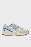Logolu Sneaker Unisex Ayakkabı U74034F BEYAZ-MAVİ