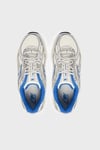 Logolu Sneaker Unisex Ayakkabı U74034F BEYAZ-MAVİ