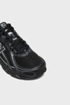 Logolu Sneaker Unisex Ayakkabı U740BM2 SİYAH-GÜMÜŞ