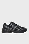 Logolu Sneaker Unisex Ayakkabı U740BM2 SİYAH-GÜMÜŞ