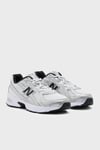 Logolu Sneaker Unisex Ayakkabı U740NW2 BEYAZ-SİYAH