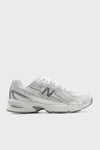 Logolu Sneaker Unisex Ayakkabı U740WM2 BEYAZ-GÜMÜŞ