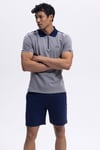 Logolu Standart Fit Normal Bel Cepli Erkek Short EM1351-NV LACİVERT