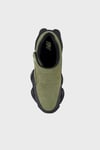 Logolu Süet Kalın Taban Cırtlı Sneaker Unisex Ayakkabı U8040UOC HAKİ
