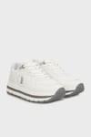 Logolu Zincir Desenli Kalın Taban Sneaker Kadın Ayakkabı SHERY 5FX BEYAZ
