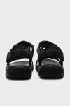 Lomell Logolu Cırt Cırtlı Erkek Sandalet 204351 BKGY SİYAH-GRİ