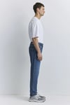 London Pamuklu Loose Fit Normal Bel Daralan Paça Jeans Erkek Kot Pantolon 0010172-89271 MAVİ