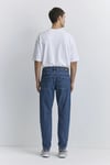 London Pamuklu Loose Fit Normal Bel Daralan Paça Jeans Erkek Kot Pantolon 0010172-89271 MAVİ