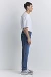 London Pamuklu Loose Fit Normal Bel Daralan Paça Jeans Erkek Kot Pantolon 0010172-89271 MAVİ