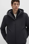Loose Fit Kapüşonlu Yaka Erkek Mont 0110617-71379 SİYAH