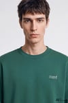 Loose Fit Logolu Bisiklet Yaka Erkek Sweat 0S10379-71874 YEŞİL