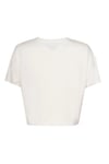Loose Fit Logolu Bisiklet Yaka Kadın T Shirt 912338-9157 EKRU