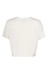 Loose Fit Logolu Bisiklet Yaka Kadın T Shirt 912338-9157 EKRU