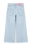 Lori Pamuklu Wide Leg Normal Bel Geniş Paça Jeans Kız Çocuk Kot Pantolon 7010036-84473 Buz Mavi