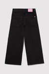 Lori Pamuklu Wide Leg Normal Bel Geniş Paça Jeans Kız Çocuk Kot Pantolon 7010036-82058 SİYAH