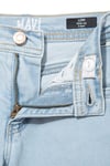 Lori Pamuklu Wide Leg Normal Bel Geniş Paça Jeans Kız Çocuk Kot Pantolon 7010036-84473 Buz Mavi