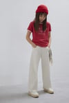 Lory Wide Leg Normal Bel Bol Paça Jeans Kız Çocuk Kot Pantolon 7010036-89487 EKRU
