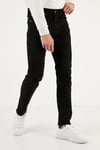LSE 502 Pamuklu Regular Tapered Fit Jeans Erkek Kot Pantolon A2088-0012 SİYAH