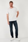 LSE 511 Normal Bel Slim Fit Dar Paça Jeans Erkek Kot Pantolon A2081-0000 LACİVERT