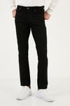 LSE 511 Pamuklu Normal Bel Slim Fit Jeans Erkek Kot Pantolon A2081-0028 SİYAH