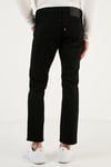 LSE 511 Pamuklu Normal Bel Slim Fit Jeans Erkek Kot Pantolon A2081-0028 SİYAH