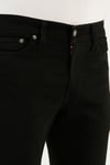 LSE 511 Pamuklu Normal Bel Slim Fit Jeans Erkek Kot Pantolon A2081-0028 SİYAH