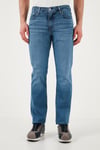 Lse 511 Pamuklu Slim Fit Normal Bel Dar Paça Jeans Erkek Kot Pantolon A2081-0049 MAVİ