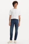 Lse 512 Pamuklu Slim Fit Normal Bel Dar Paça Jeans Erkek Kot Pantolon A2087-0038 KOYU MAVİ