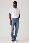 Lse 512 Pamuklu Slim Tapered Fit Normal Bel Dar Paça Jeans Erkek Pantolon A2087-0081 MAVİ