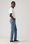 Lse 512 Pamuklu Slim Tapered Fit Normal Bel Dar Paça Jeans Erkek Pantolon A2087-0081 MAVİ