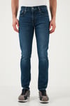 Lse 512 Slim Tapered Normal Bel Daralan Paça Jeans Erkek Kot Pantolon A2087-0037 LACİVERT