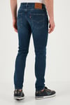 Lse 512 Slim Tapered Normal Bel Daralan Paça Jeans Erkek Kot Pantolon A2087-0037 LACİVERT