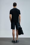 Lufian % 100 Pamuk Regular Fit Düğmeli Erkek Polo Yaka T Shirt 111040223 SİYAH