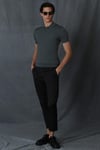 Lufian Alvi Pamuklu Slim Fit Chino Erkek Pantolon 111190281 SİYAH