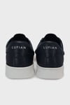 Lufian Anton Hakiki Deri Logolu Bağcıklı Sneaker Erkek Ayakkabı 112230224 LACİVERT