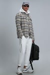 Lufian Fresh Regular Fit Dokuma Erkek Gömlek 112010635 GRİ