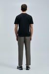 Lufian Fusion Logo Baskılı Streç Pamuklu Comfort Fit Bisiklet Yaka Erkek T Shirt 111020250 SİYAH