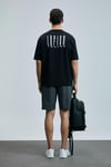 Lufian Helix Pamuklu Logolu Comfort Fit Bisiklet Yaka Erkek T Shirt 111020245 SİYAH