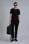 Lufian Junya Bisiklet Yaka % 100 Pamuk Regular Fit Erkek T Shirt 111020203 SİYAH