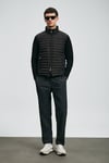 Lufian Kapitoneli Regular Fit Dik Yaka Erkek Mont 112120244 SİYAH