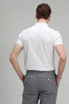 Lufian Laon % 100 Pamuklu  T Shirt Erkek Polo 111040055 BEYAZ