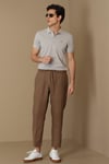 Lufian Laon Spor % 100 Pamuklu Örme Düğmeli Erkek Polo T Shirt 111040091 TAŞ