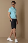 Lufian Laon Spor % 100 Pamuklu Örme Düğmeli Erkek Polo T Shirt 111040091 AQUA