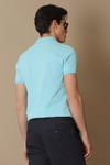 Lufian Laon Spor % 100 Pamuklu Örme Düğmeli Erkek Polo T Shirt 111040091 AQUA
