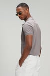 Lufian Laon Spor % 100 Pamuklu Örme Düğmeli Erkek Polo T Shirt 111040091 TOPRAK