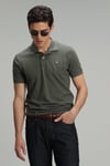 Lufian Laon Spor % 100 Pamuklu Örme Düğmeli Erkek Polo T Shirt 111040091 Zeytin Yeşil