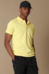 Lufian Laon Spor % 100 Pamuklu Örme Düğmeli Erkek Polo T Shirt 111040091 SARI