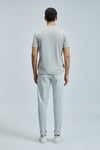 Lufian Logolu Pamuklu Regular Fit Bisiklet Yaka Erkek T Shirt 111020238 BEJ