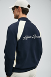 Lufian Logolu Regular Fit Dik Yaka Erkek Hırka 112100081 LACİVERT